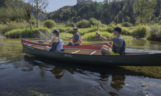 Canoé sur le Doubs, secteur Haut Doubs
