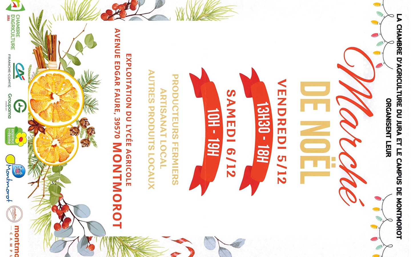 Agricultural college Christmas market