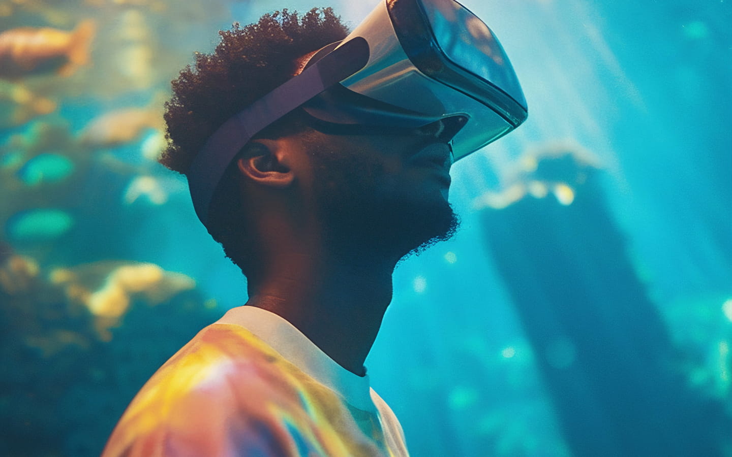 Exploration sous-marine en VR (réalité virtuelle)