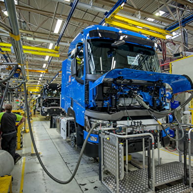 Dans les coulisses de l'usine Renault Trucks