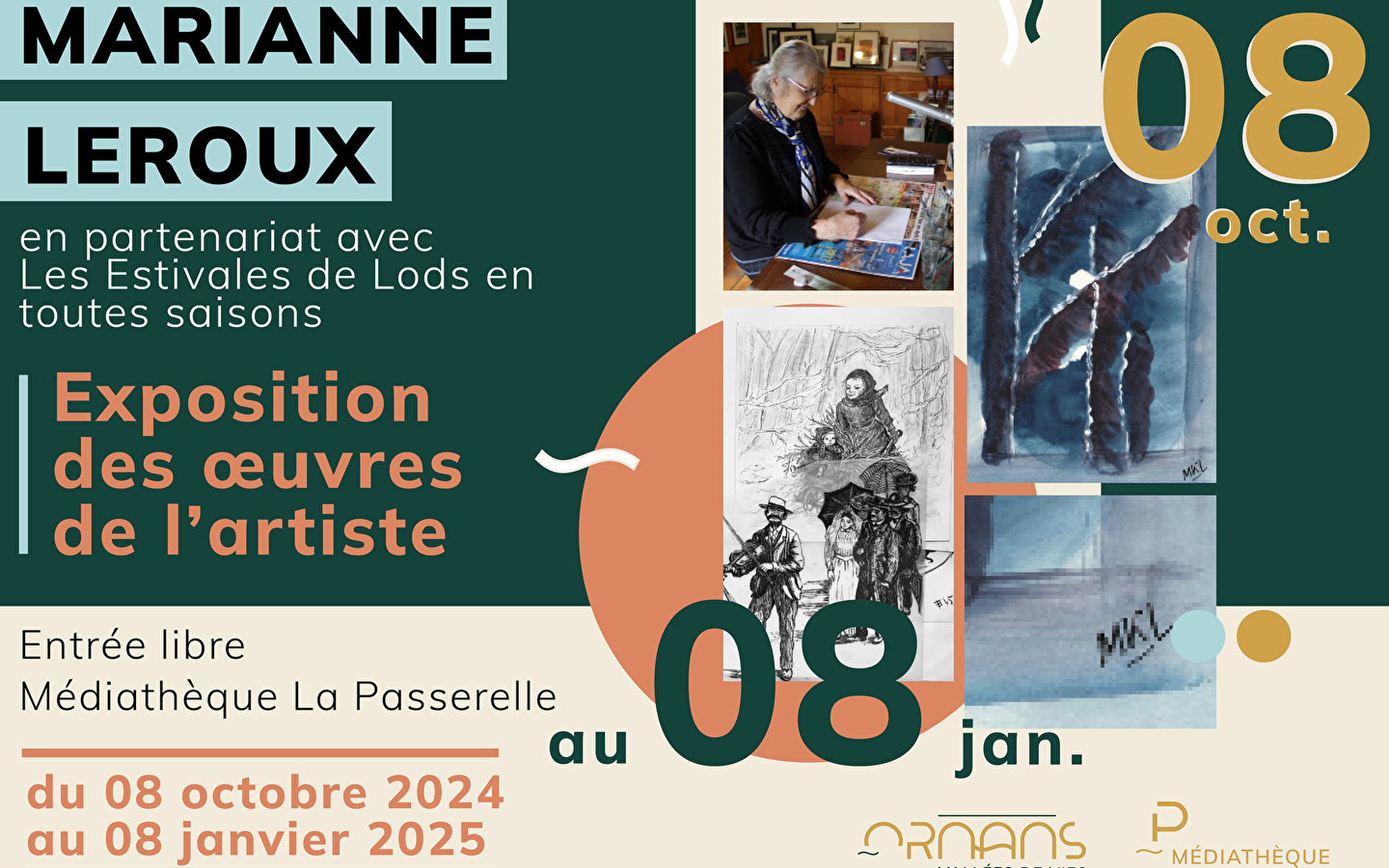 Exhibition of works by Marianne Leroux