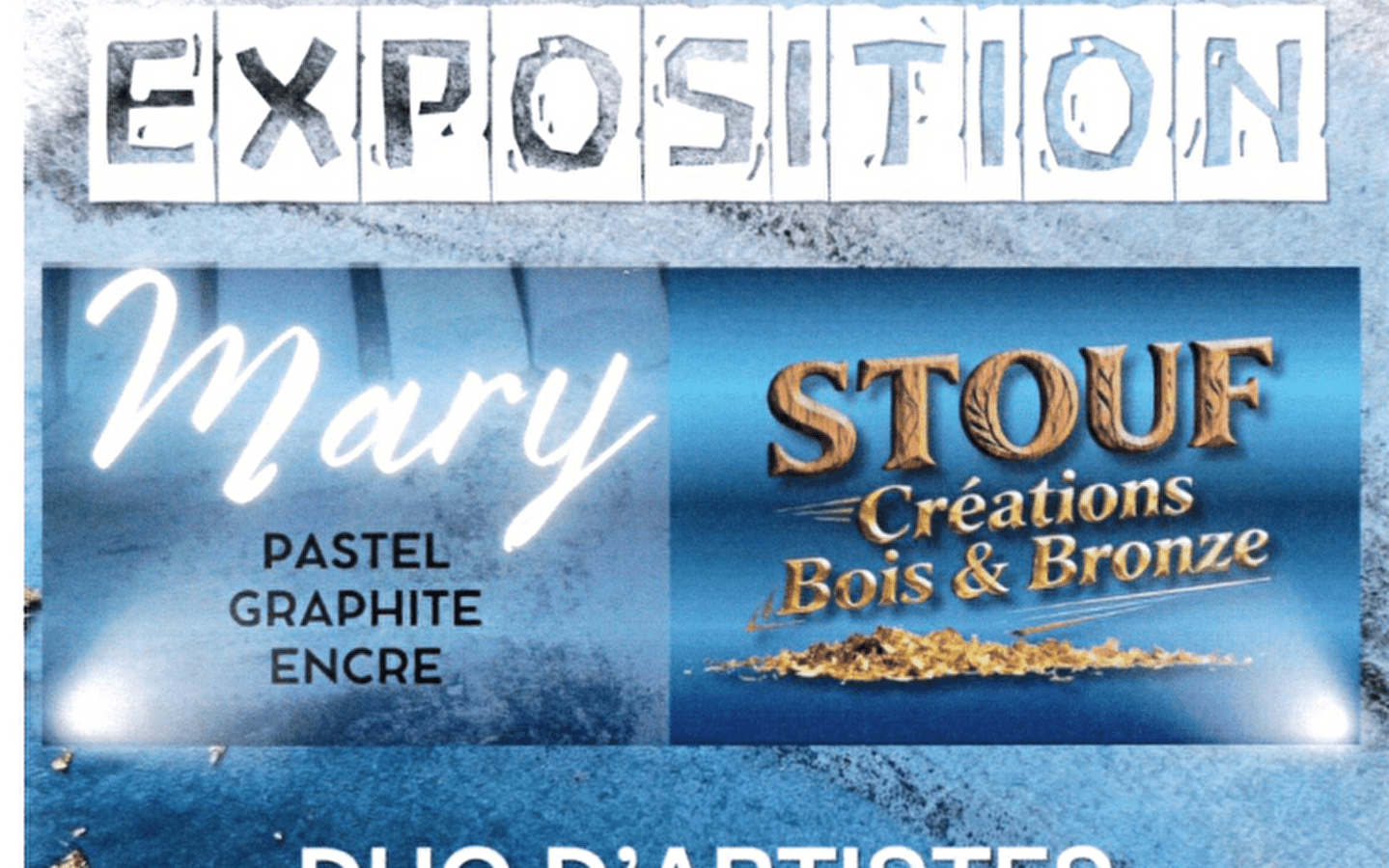 Mary and Stouf exhibition