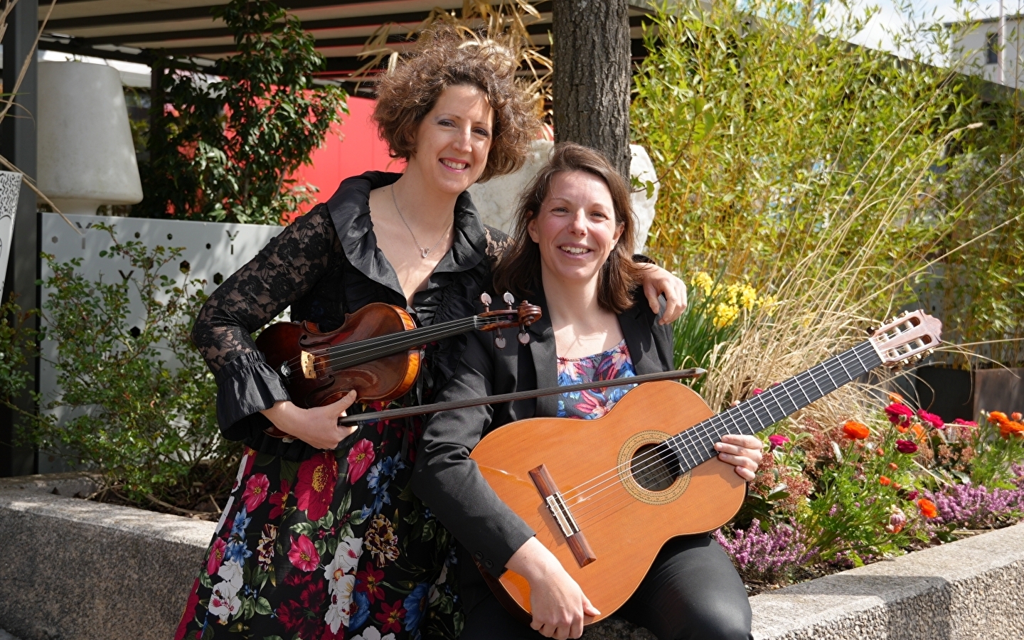 Concert guitare et violon avec le duo TEKAU AHO