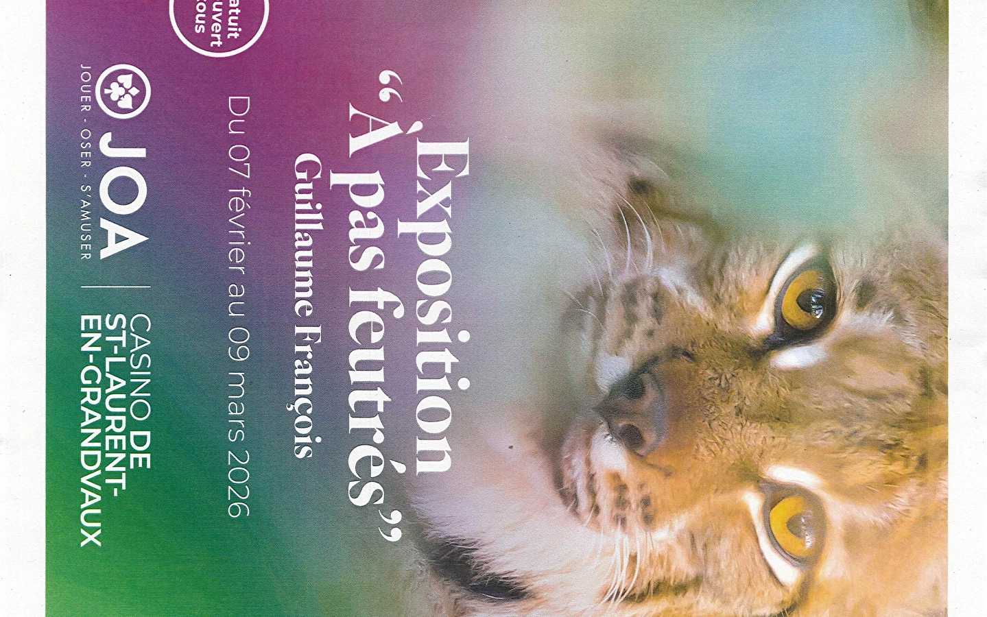 A pas Feutrés' exhibition