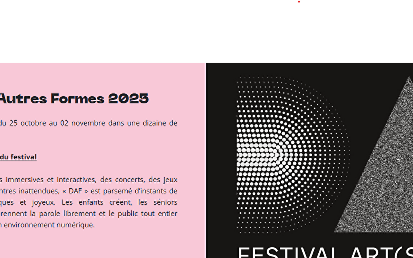 Arts and Technology Festival