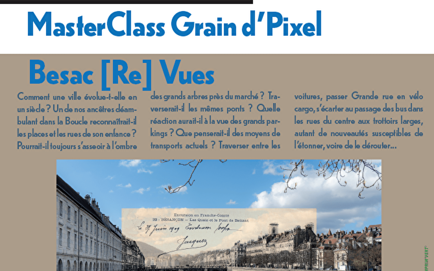 Besac (Re)Vue exhibition
