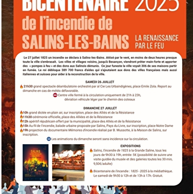 Bicentenary of the fire of 1825