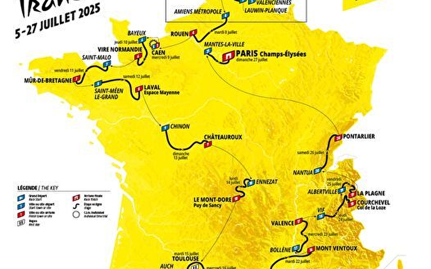 Passage of the Tour de France