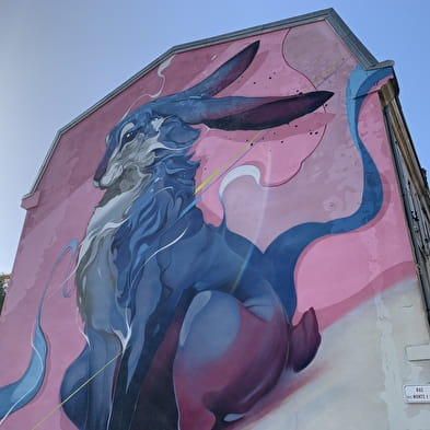 Fresques et murs peints - Le lapin de Kalouf
