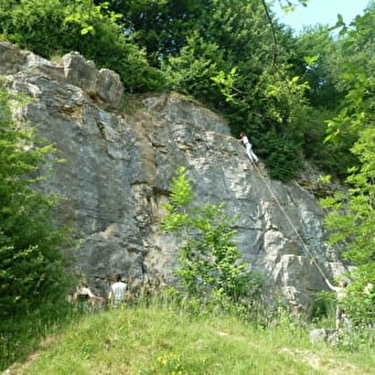 Mur d'escalade naturel - VESANCY