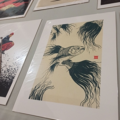 Art exhibition - 'Par chez moi, la nature encrée. Simon Bichet