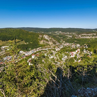 Direct access to the Roche Brûlée - Hauts-de-Bienne