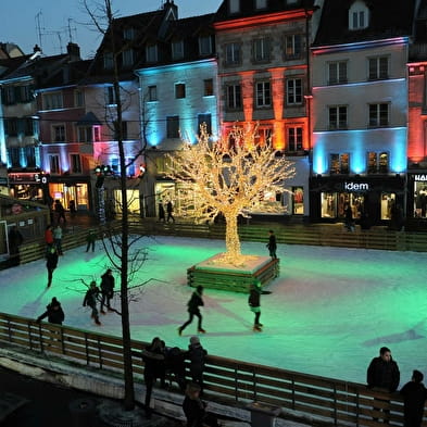 Christmas lights in Montbéliard