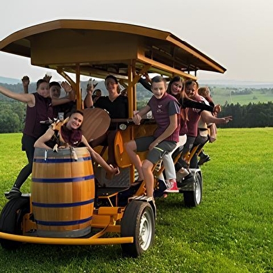 The Ferme du Rondeau by bike is fun! 