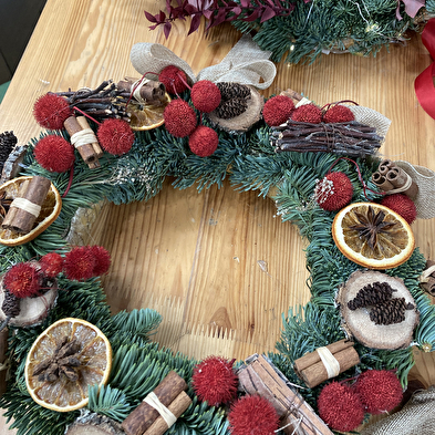 Atelier couronne de noël pour les ados / adultes