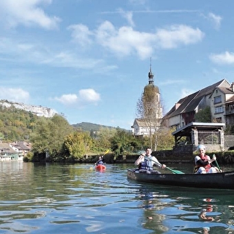 Canoeing on the Loue -