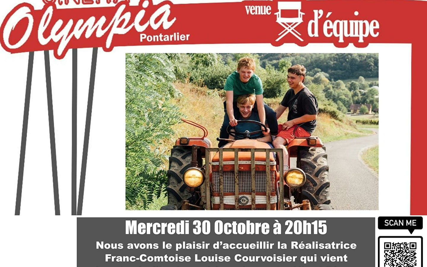 Local film 'Vingt Dieux' in the presence of its Franc-Comtoise director