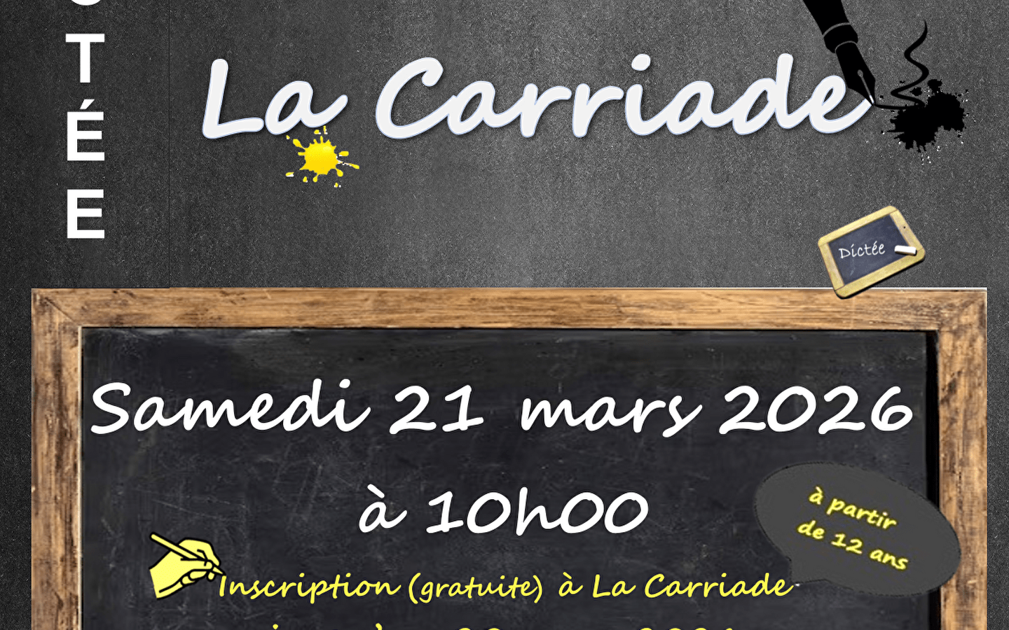 6th Dictation of La Carriade