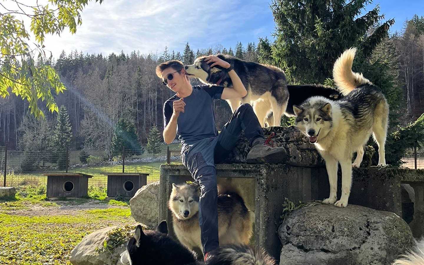 Guided tour of our pack