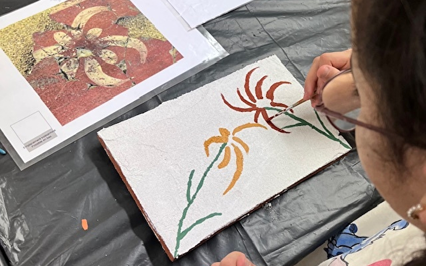 Roman fresco - Family workshop