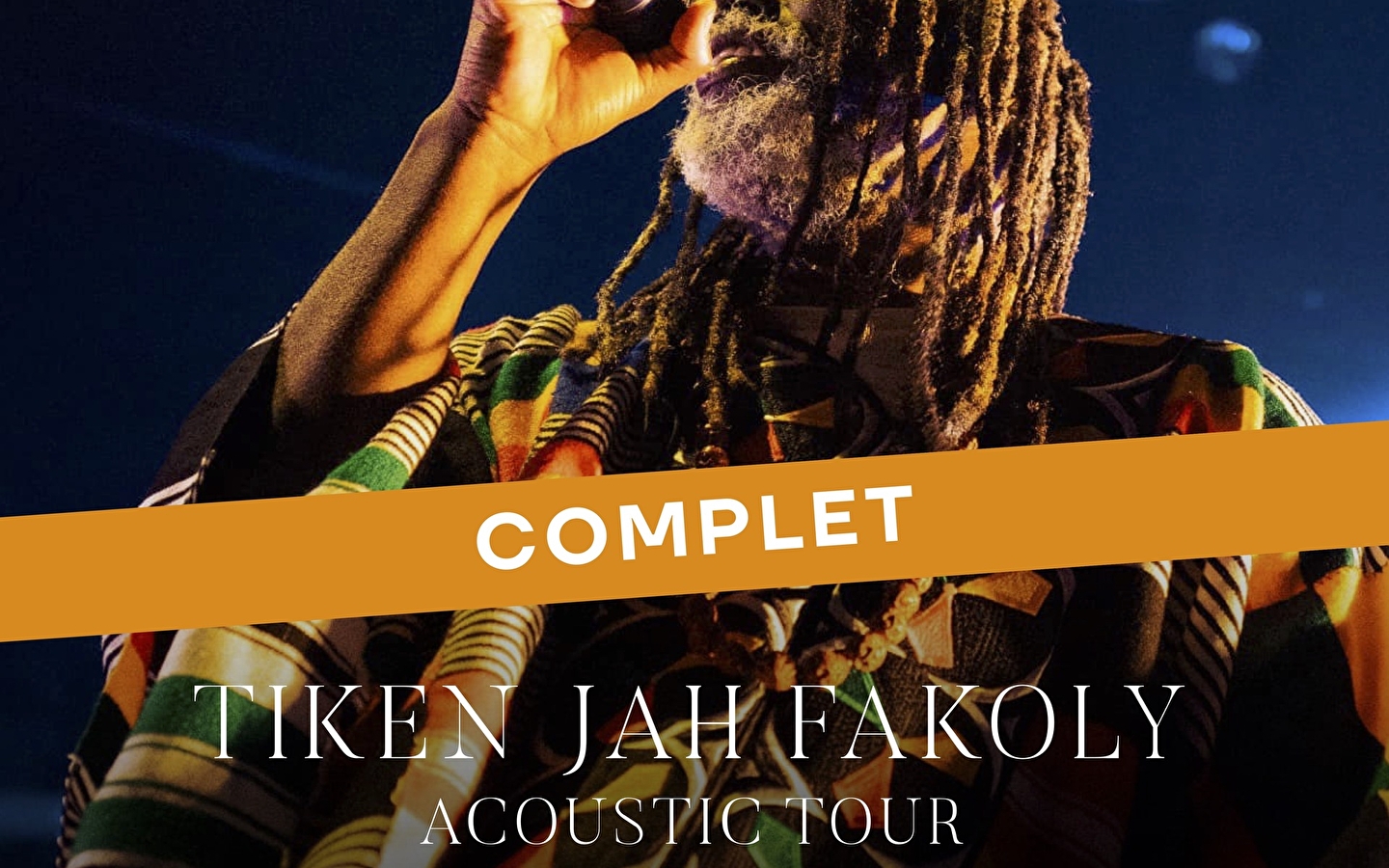 Concerts musiques actuelles - Tiken Jah Fakoly - Acoustic tour [SOLD OUT]