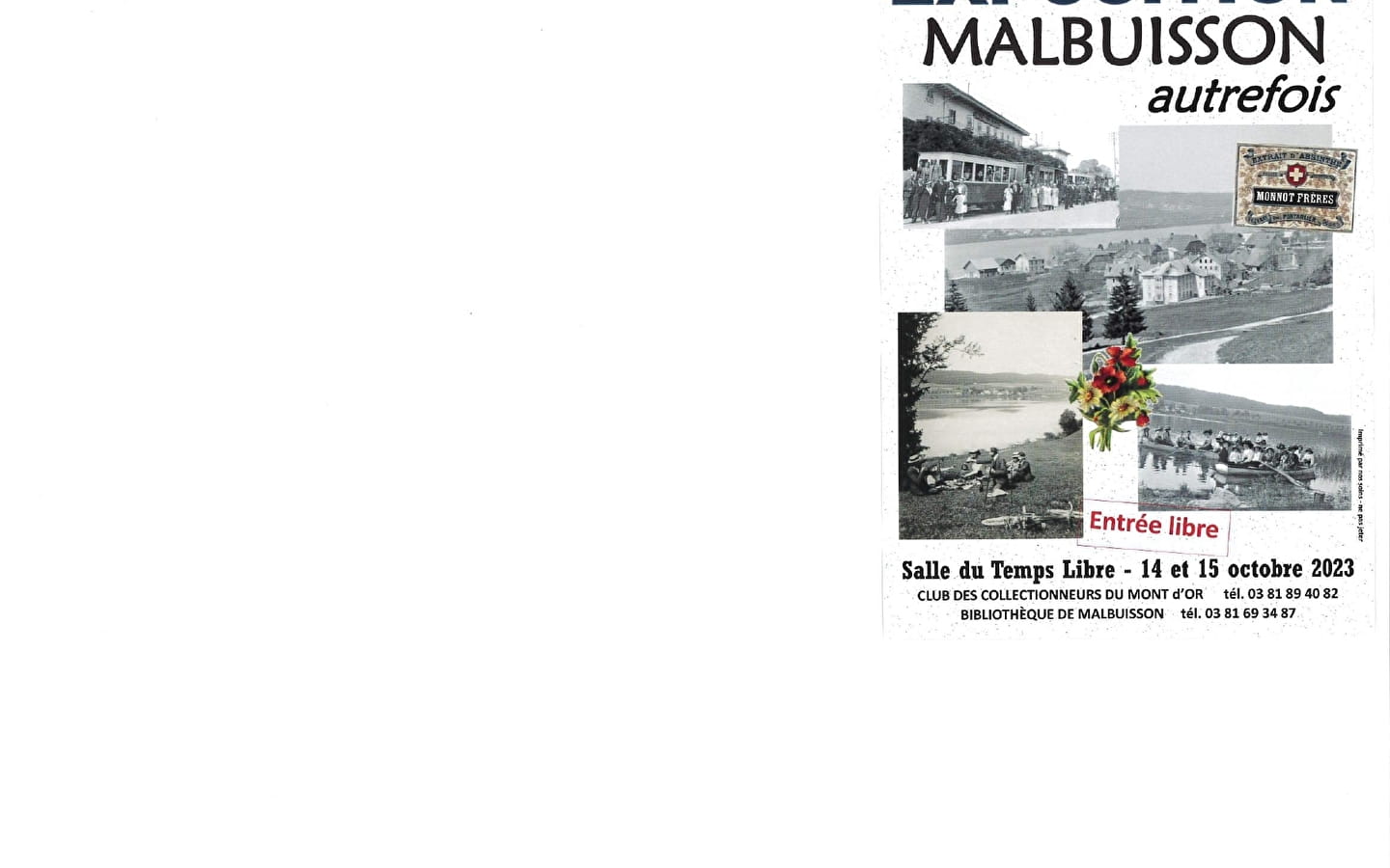Exhibition - Malbuisson in the past