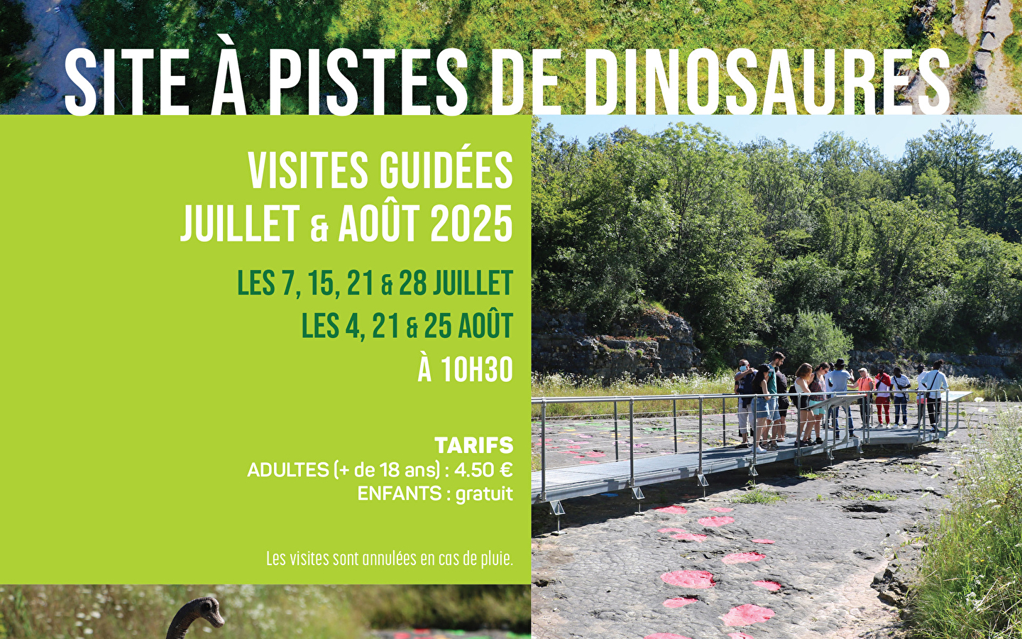 Dinosaur trail site