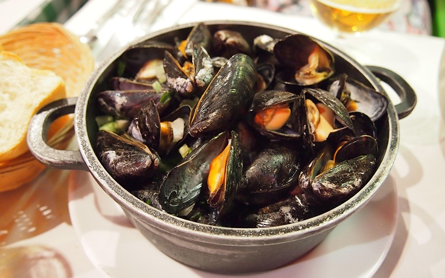 Mussels and chips evening