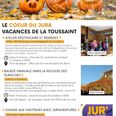 Jur'halloween in Arbois and Poligny