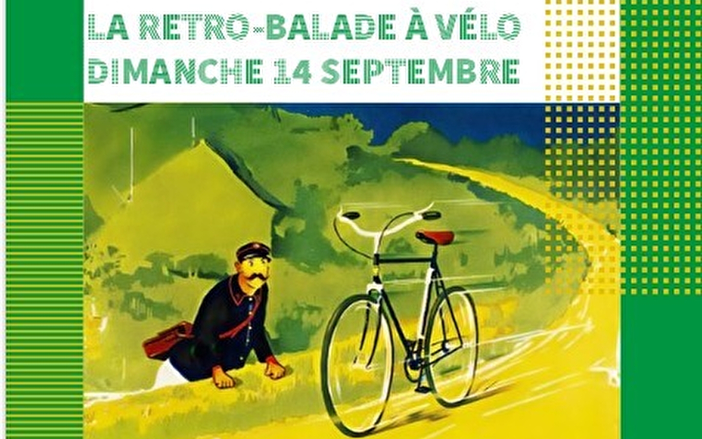 Retro bike ride 'La tounée du facteur' (The postman's tounée)