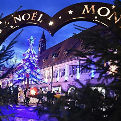 Christmas lights in Montbéliard