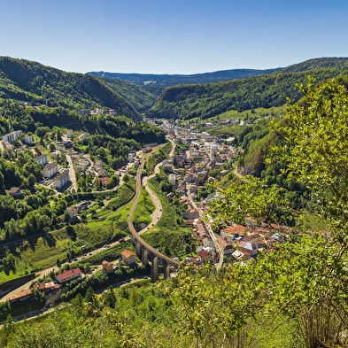 Cluses and viaducts of Morez
