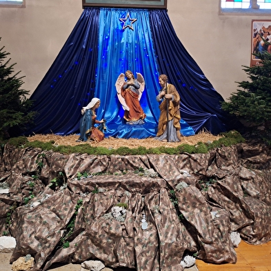 La crèche à l'Eglise Saint Léger d'Oyonnax