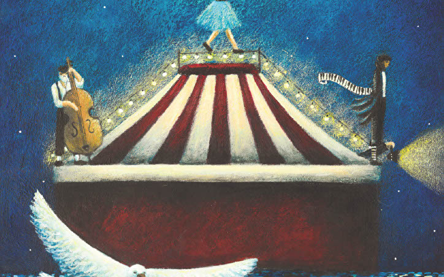 Cap' circus show under big top