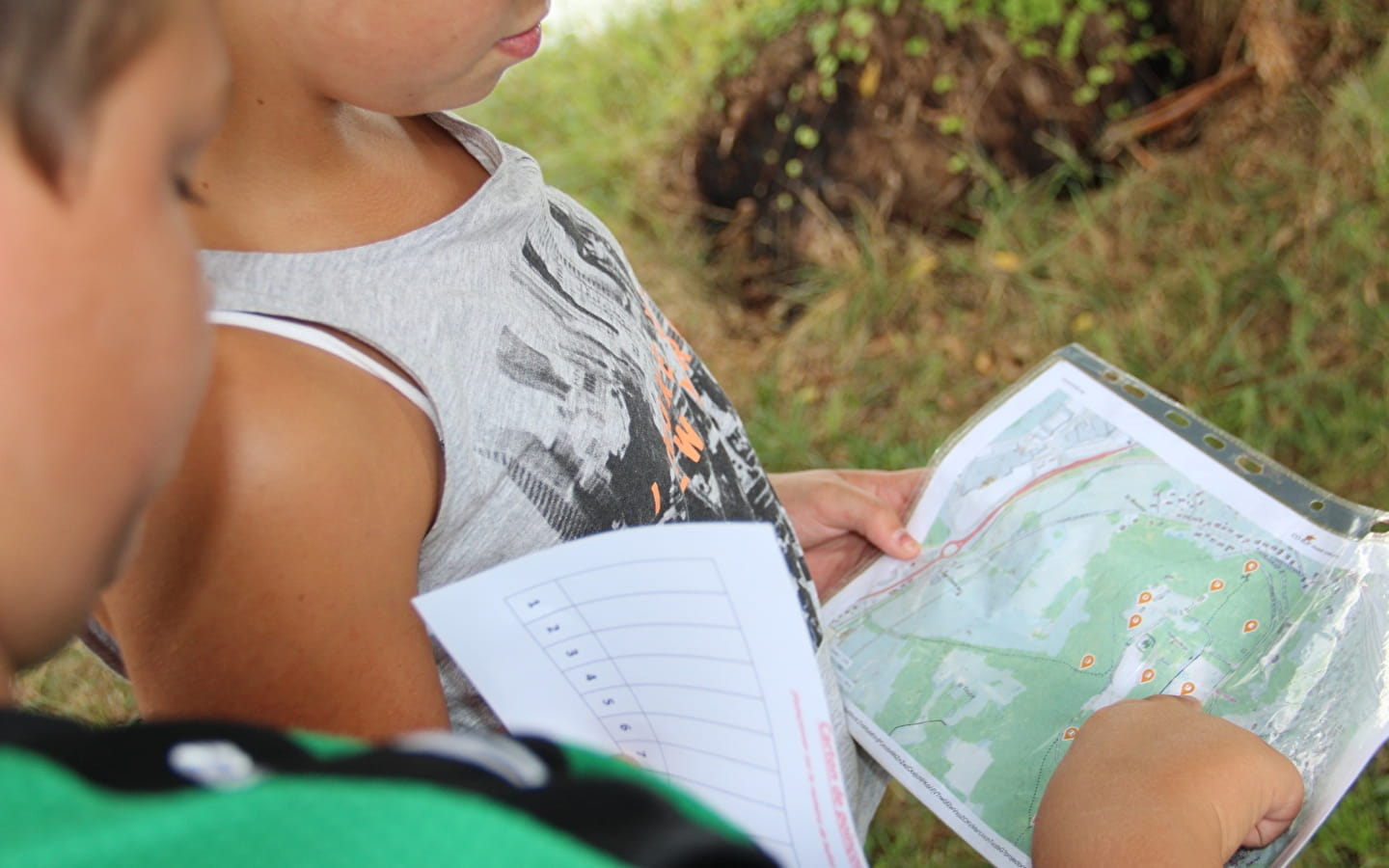 Orienteering at Domaine de Chalain