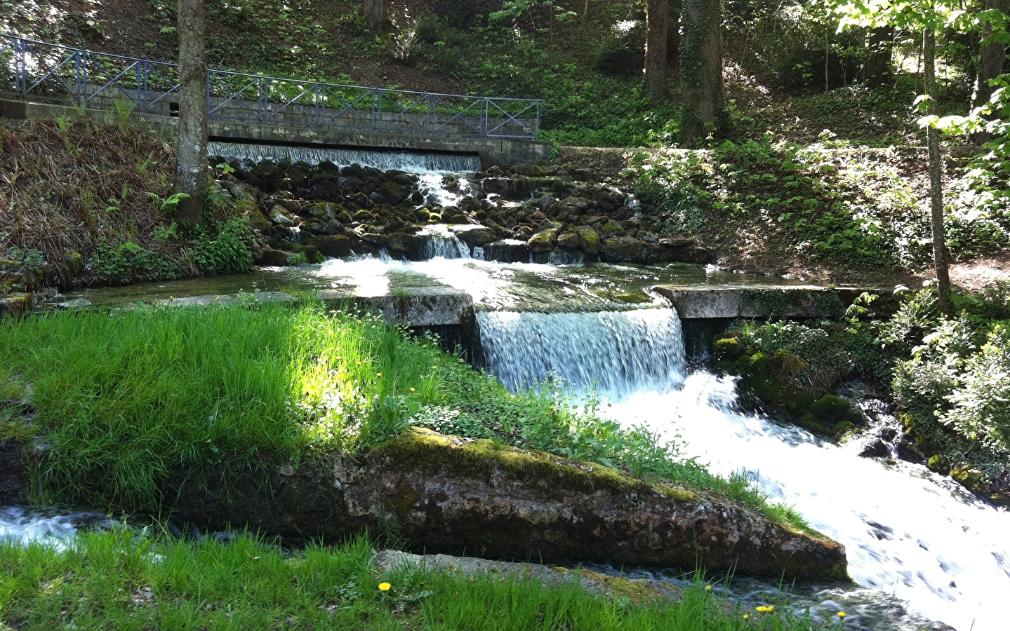 Visite guidée des sources