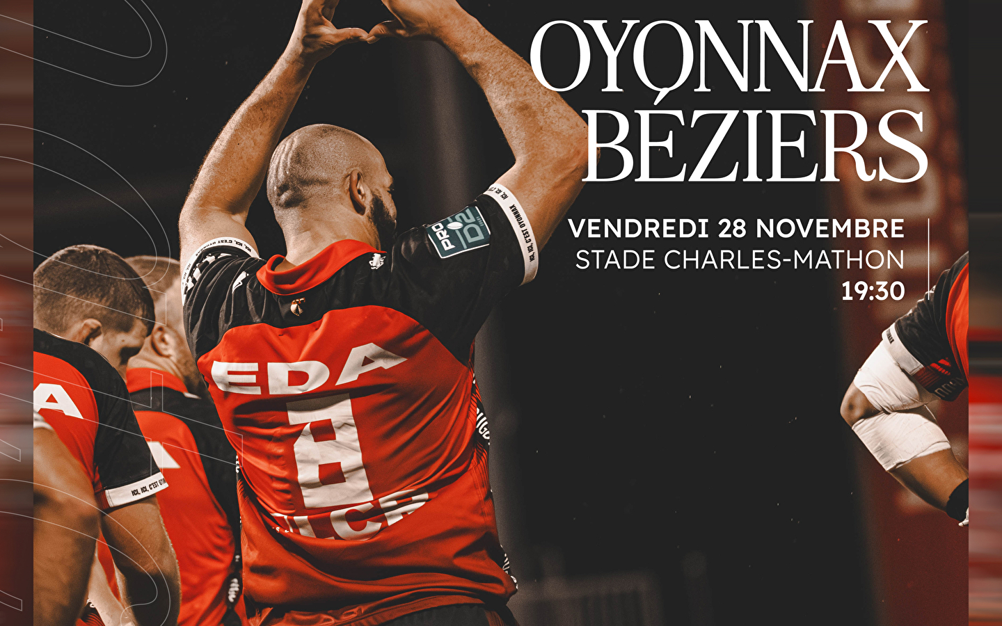 Pro D2 - Oyonnax Rugby reçoit l'AS Béziers Hérault