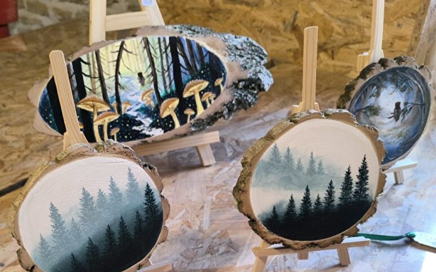 The forest and its animals, a magical world