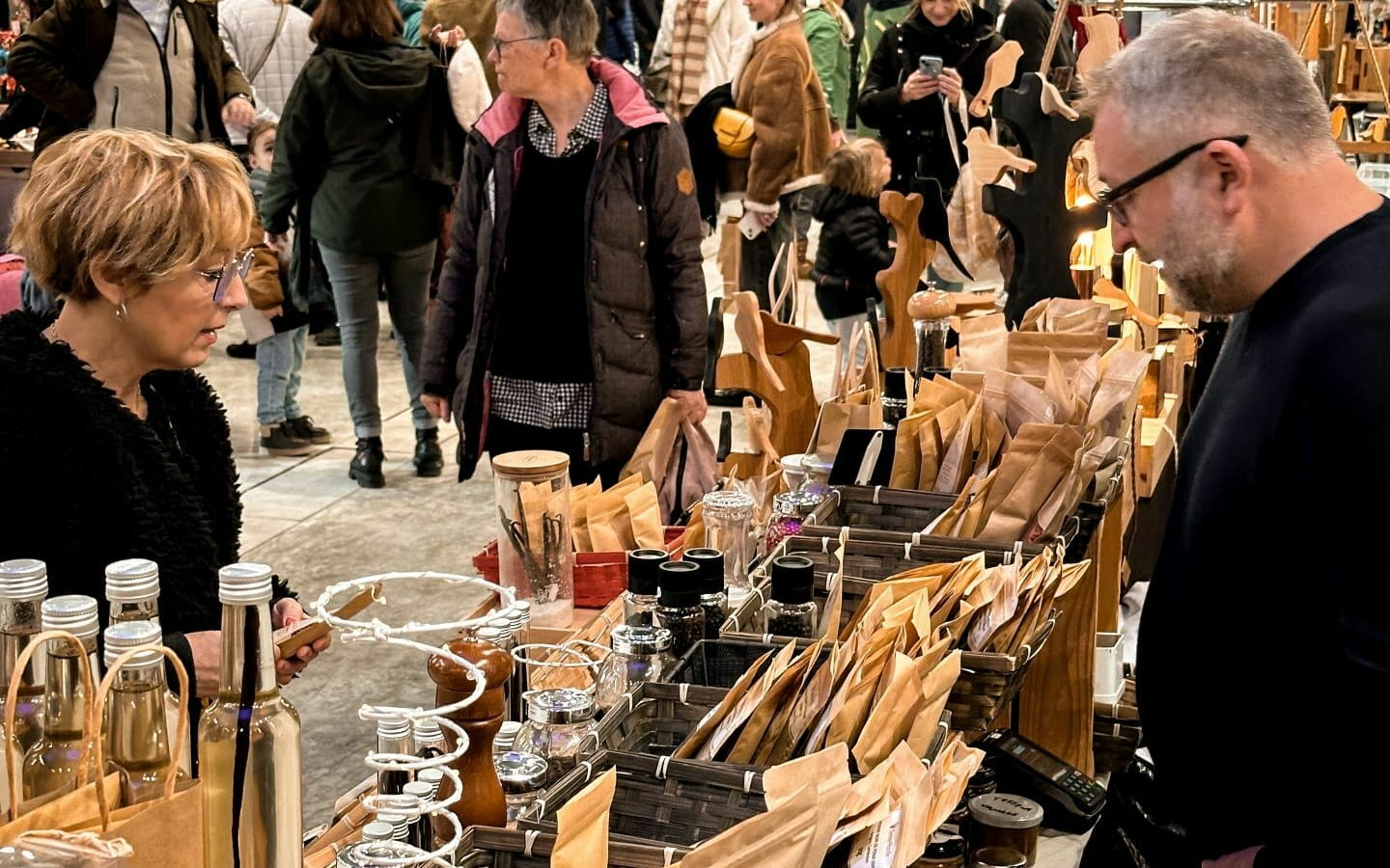 Marché de noël des métiers d'art et des savoirs-faire à la saline royale