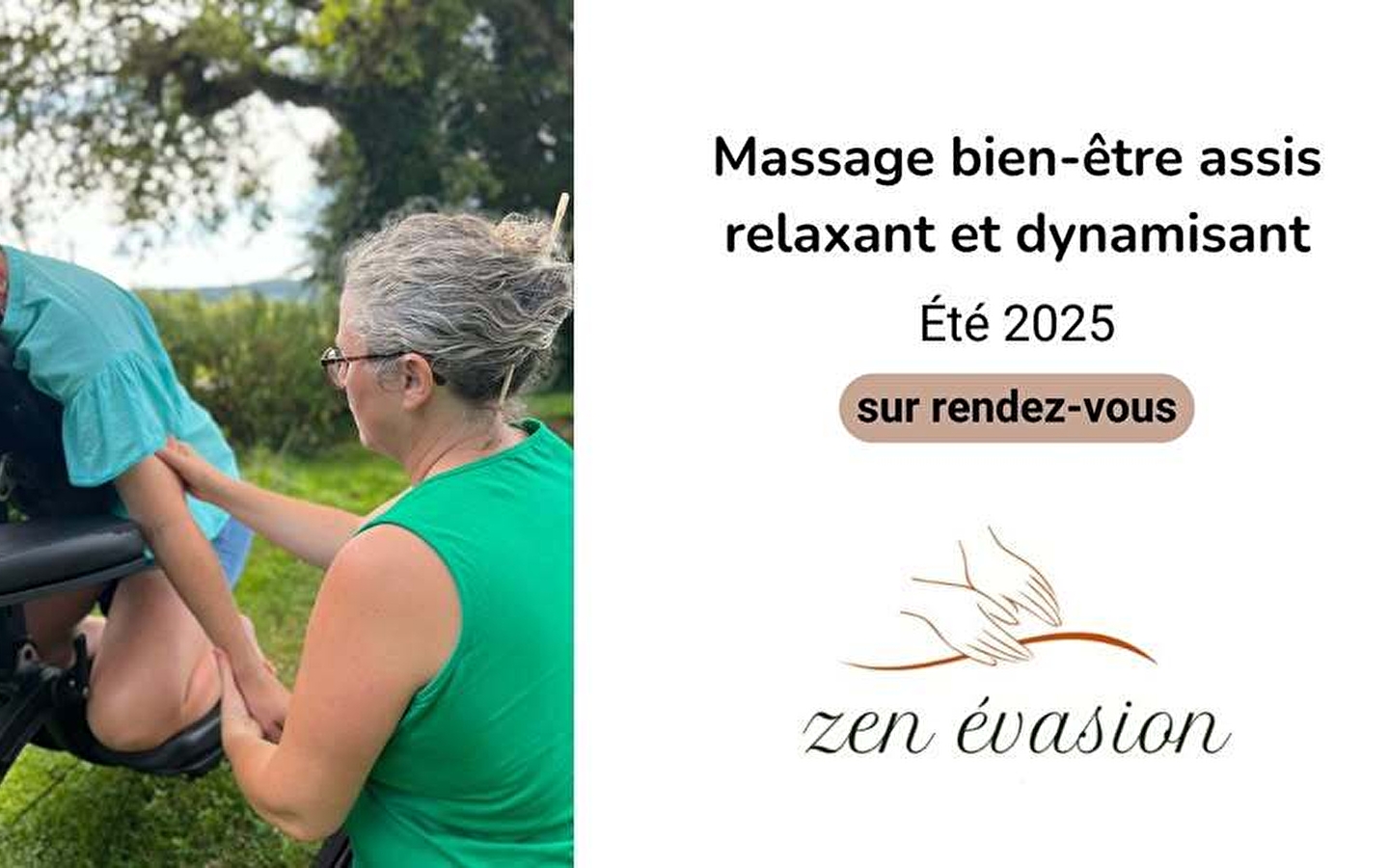 Relaxing and energising well-being massage