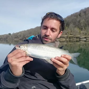 Romain Delbosc - guide de pêche - VINCENT-FROIDEVILLE