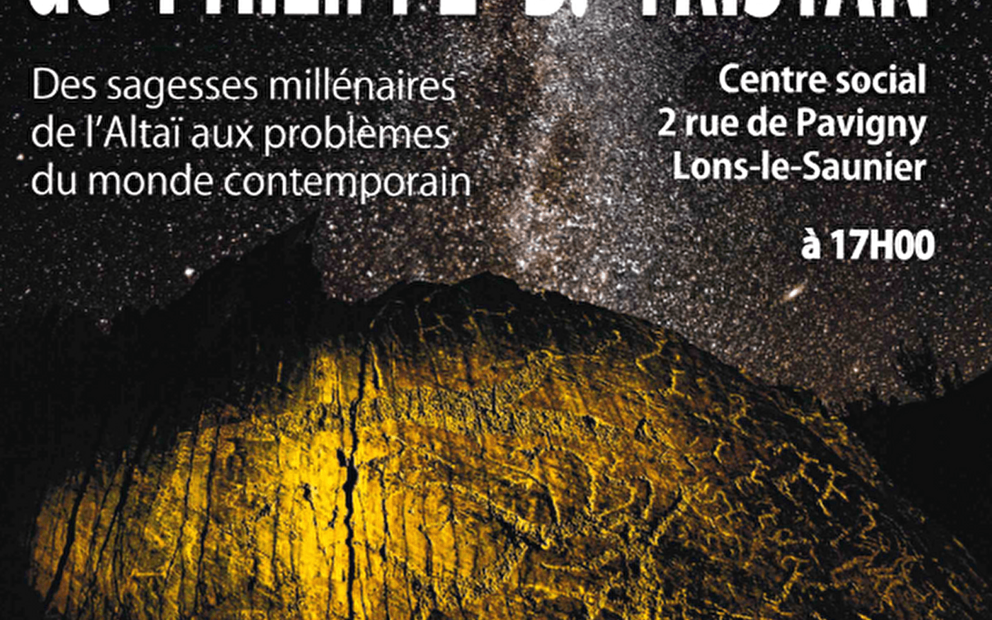 Conference by Philippe B. Tristan