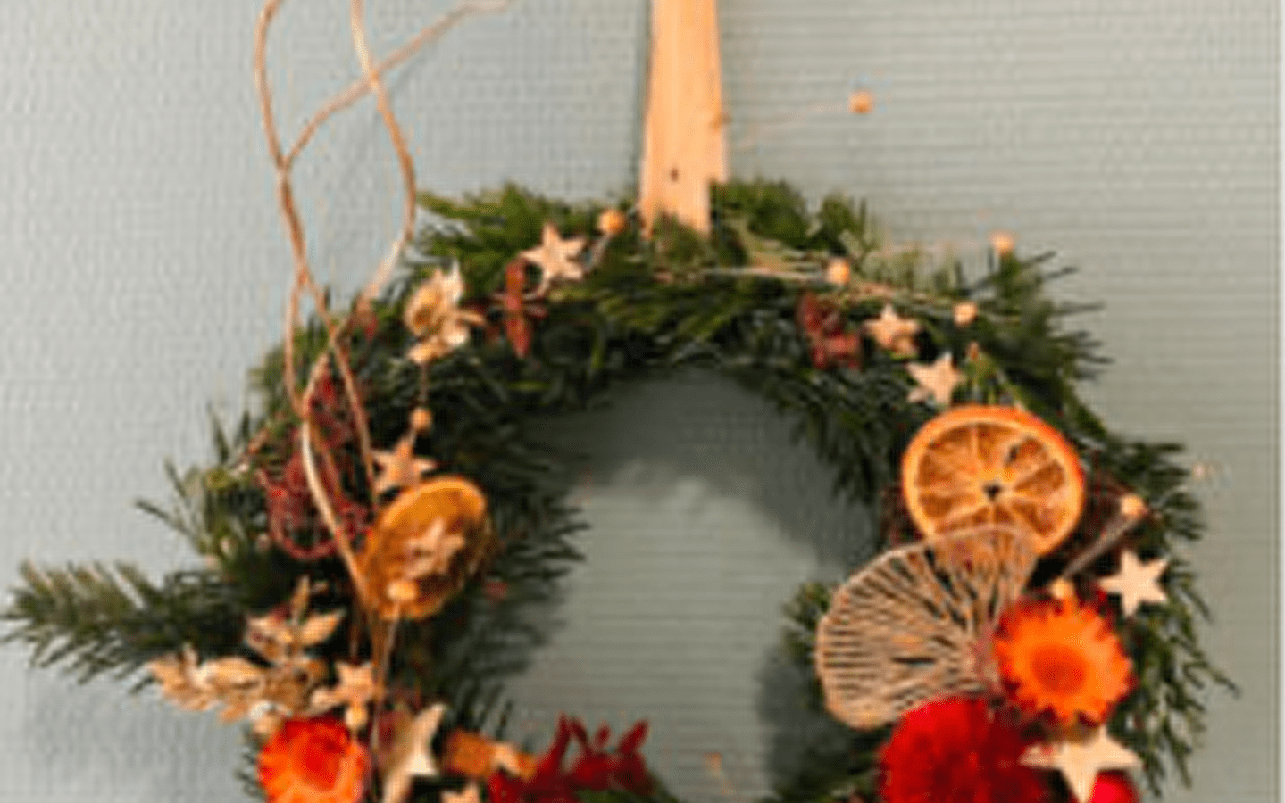 Atelier couronne de Noël pour les enfants