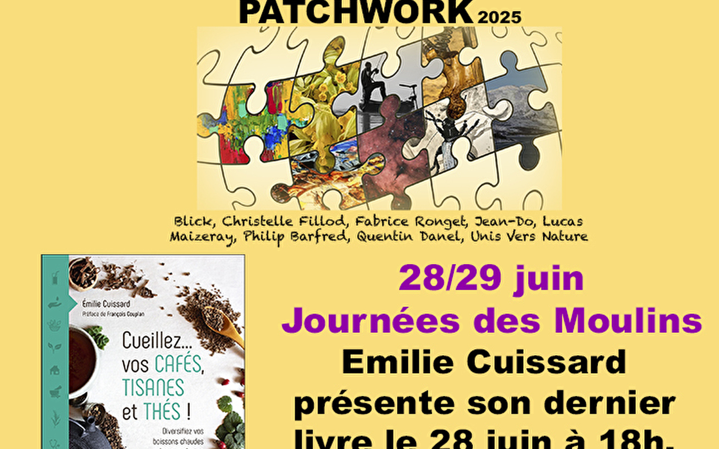 Patchwork exhibition - Moulin du Pont Neuf