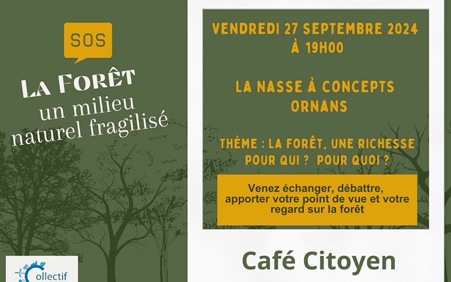 Café-citoyen 'The forest, an asset for whom? For what?'