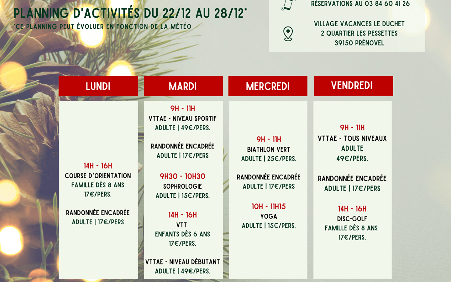 Children's mountain bike outing