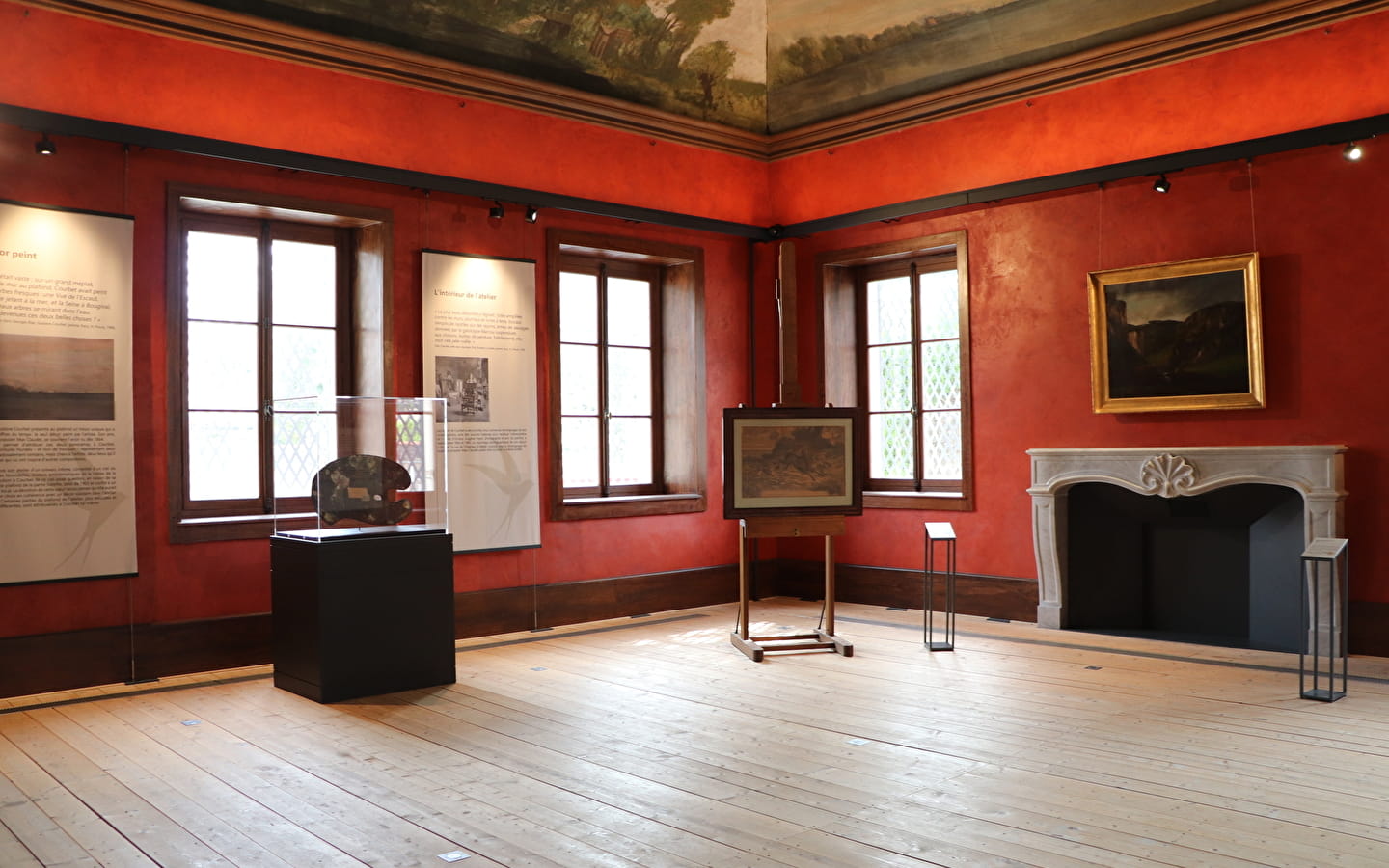 Drawing a naked man in Courbet's studio...