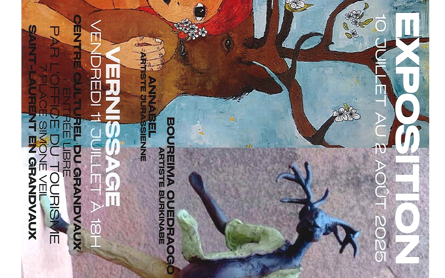 Paintings and sculptures exhibition