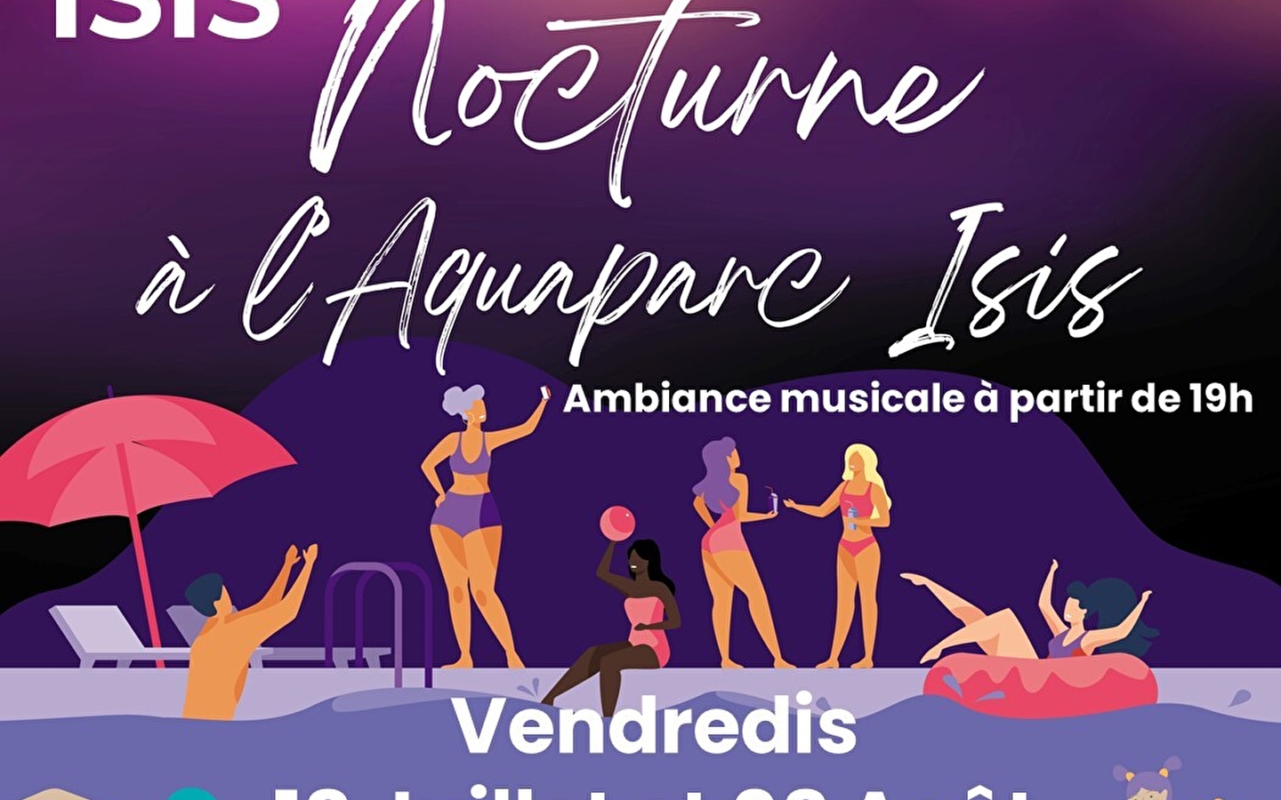 Nocturne at Aquaparc Isis