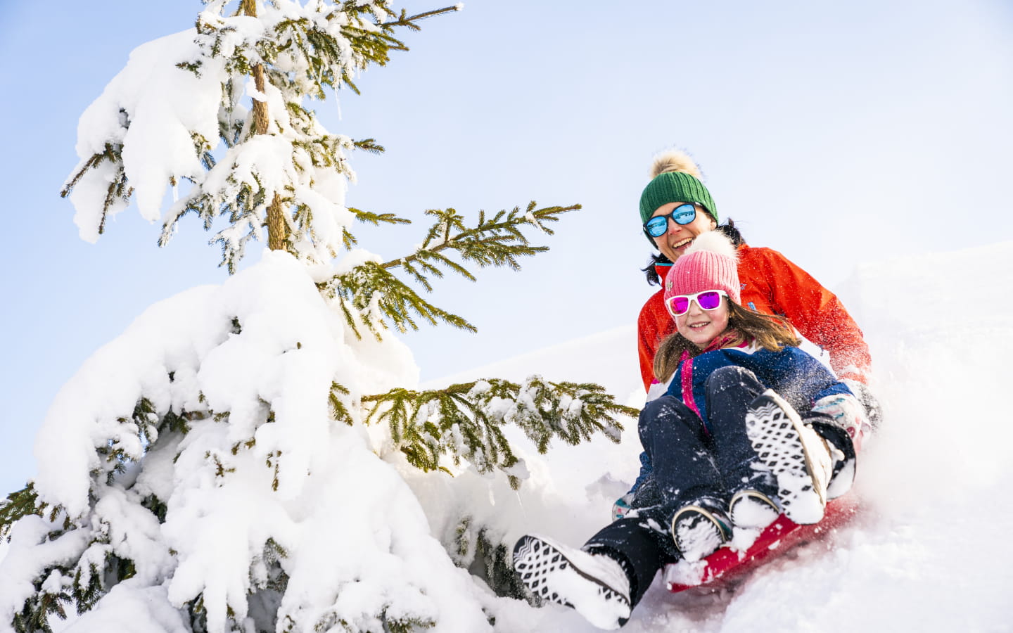 First snow holiday at Les Rousses ski resort